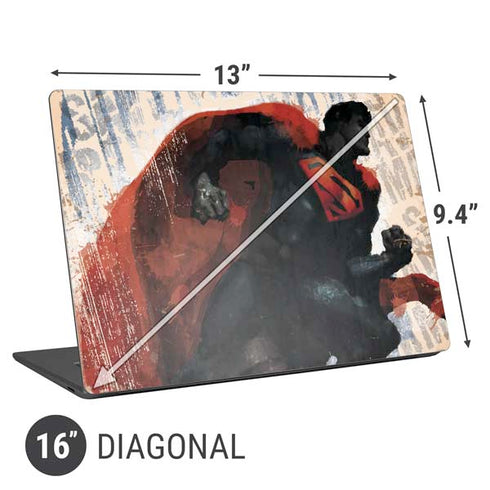 DC Comics Superman Color Sketch Universal Laptop 16in (13 x 9.4in) Skin